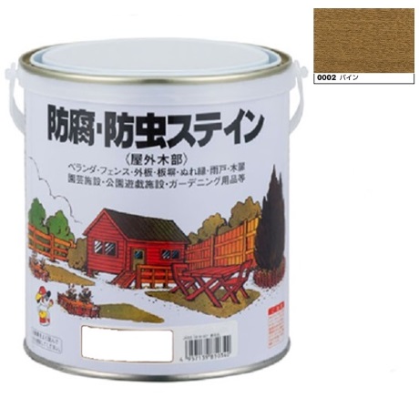 キシラデコール同等品　ナフタデコール 防腐・防虫ステイン  0.7Ｌ　パイン(H85-0002)【ロックペイント】