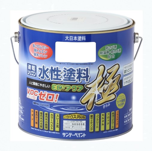 水性ECOアクア　極　3L　各色【サンデーペイント】