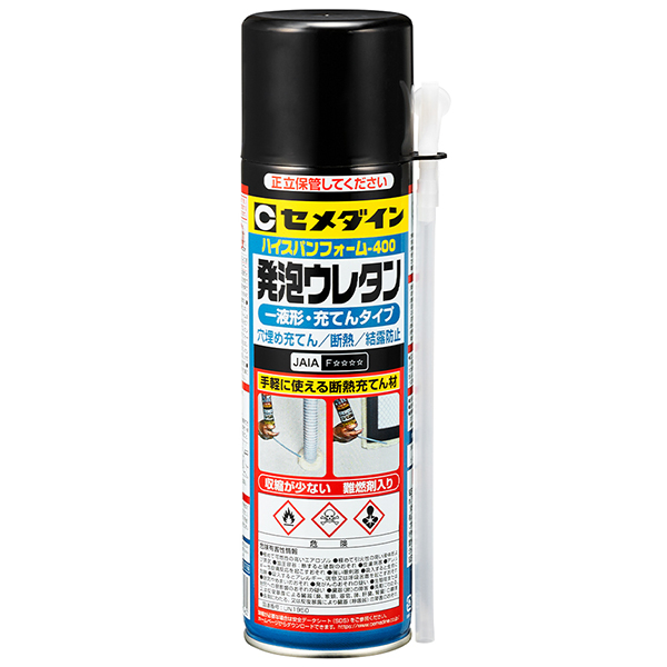 ハイスパンフォーム-400　410ML(缶)1箱(15本)　SE-118【セメダイン】
