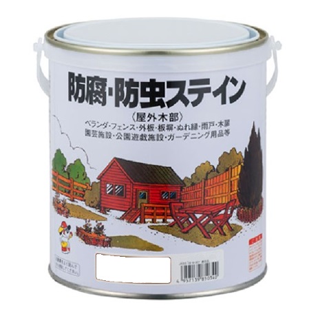 キシラデコール同等品　ナフタデコール 防腐・防虫ステイン  0.7L  各色【ロックペイント】