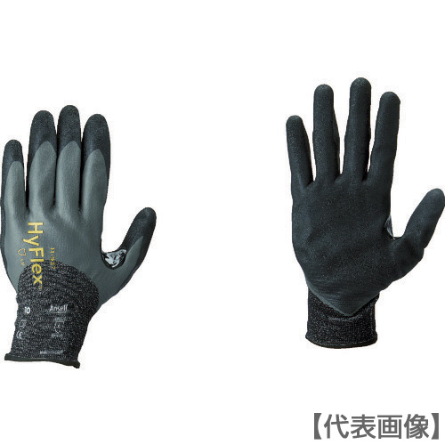 アンセル　耐切創手袋　ハイフレックス　１１－９３７　３／４コーティング　Ｓサイズ　（11-937-7）114-6532【（株）アンセル・ヘルスケア・ジャパン】