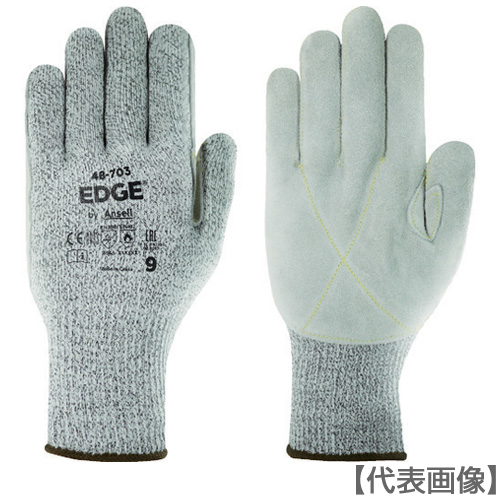アンセル　作業用手袋　エッジ　４８－７０３　Ｌサイズ　（48-703-9）114-6542【（株）アンセル・ヘルスケア・ジャパン】