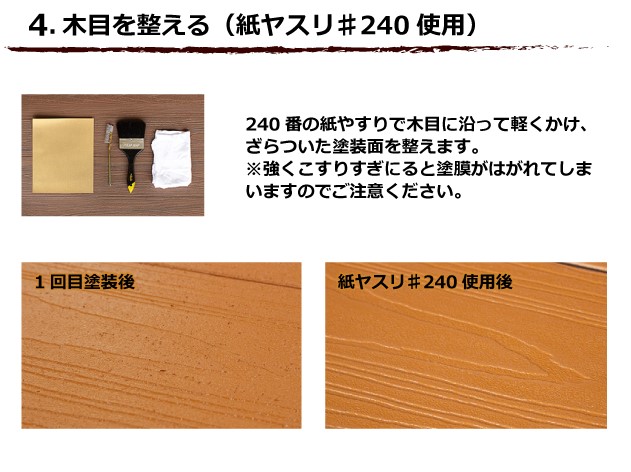 ALL WOOD オフホワイト 艶有　3Ｌ【BAN-ZI】