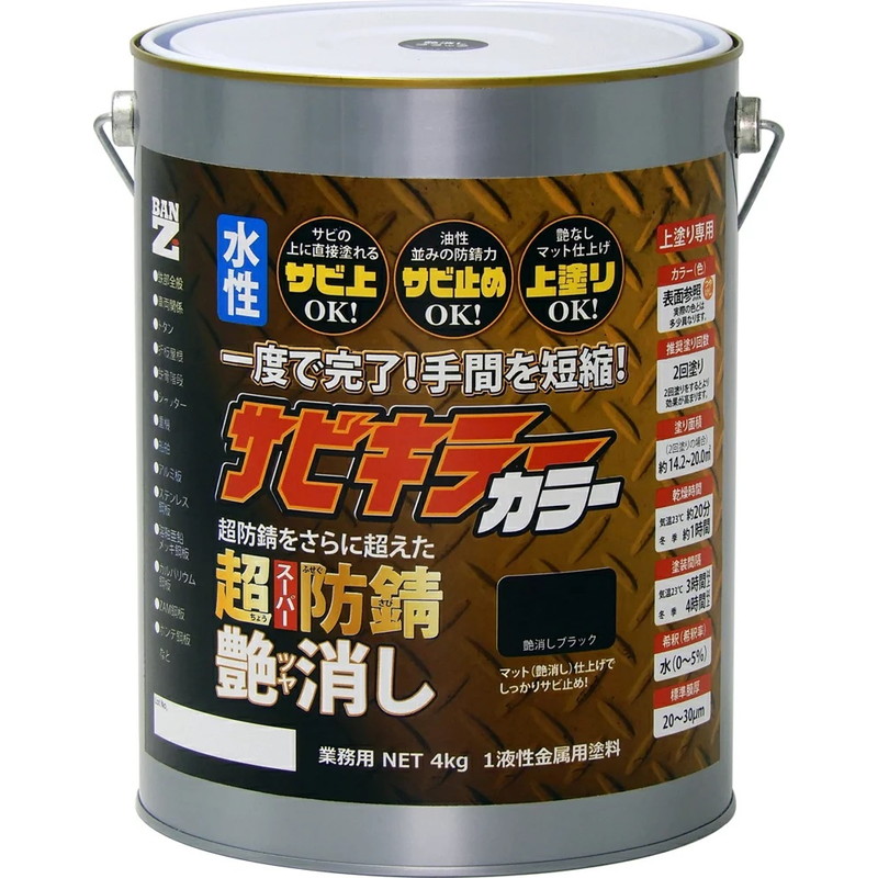 サビキラーカラー 艶消しブラック 4Kg【BAN-ZI】