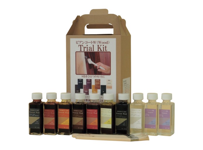 ビアンコートWトライアルキット　BC-101　100ml×8色　刷毛2本【ビアンコジャパン】※返品・キャンセル不可