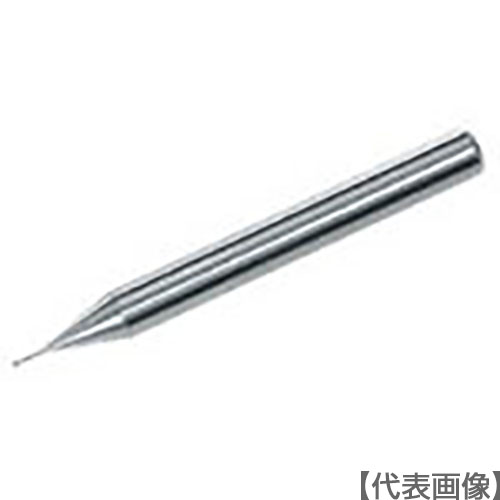 三菱Ｋ　２枚刃ＣＲＮコーティング銅電極加工用　超硬ロングネックエンドミル６ｍｍ（661-0951）【三菱マテリアル（株）】