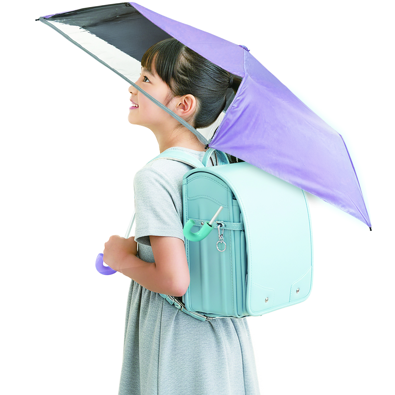 あんしん窓付き日傘　パープル（143036）【デビカ】