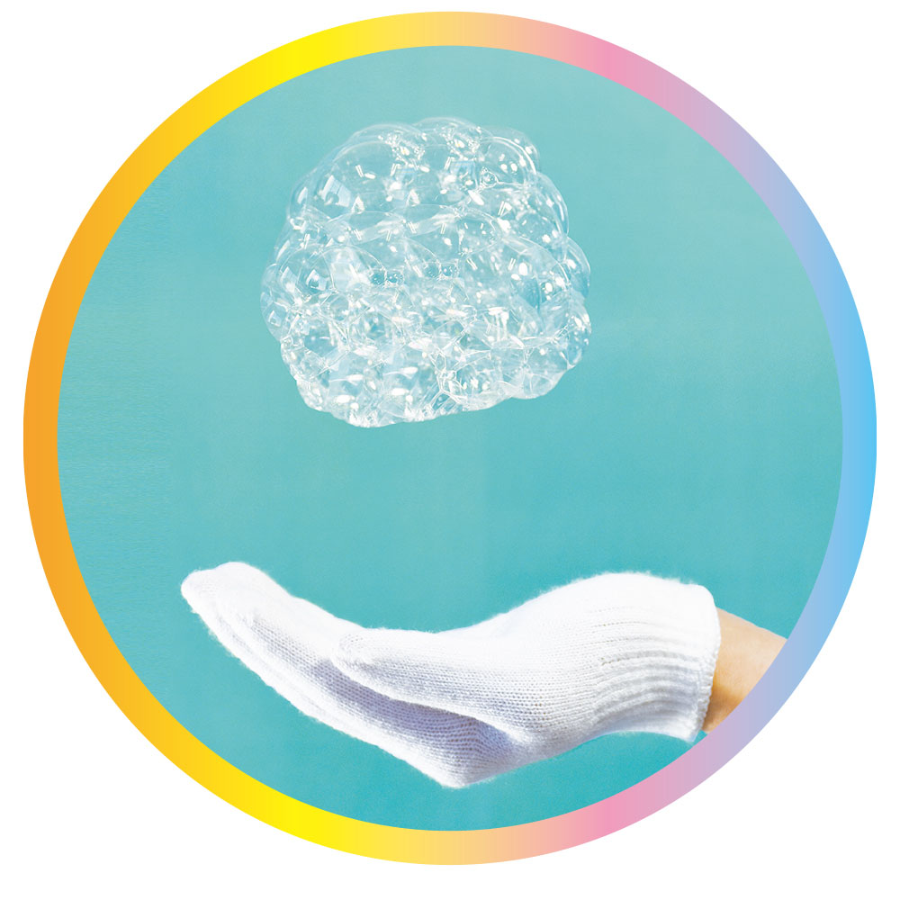 手ではずむシャボン玉セット ホッピンバブル（113418）　1個【デビカ】