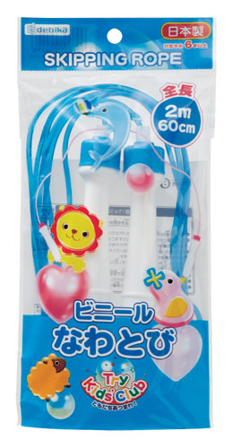 ビニールなわとび　ブルー（100429）　1個 【デビカ】