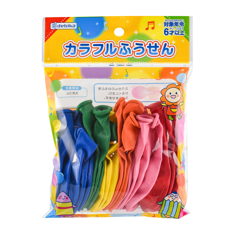 カラフルふうせん（113401）　1個 【デビカ】