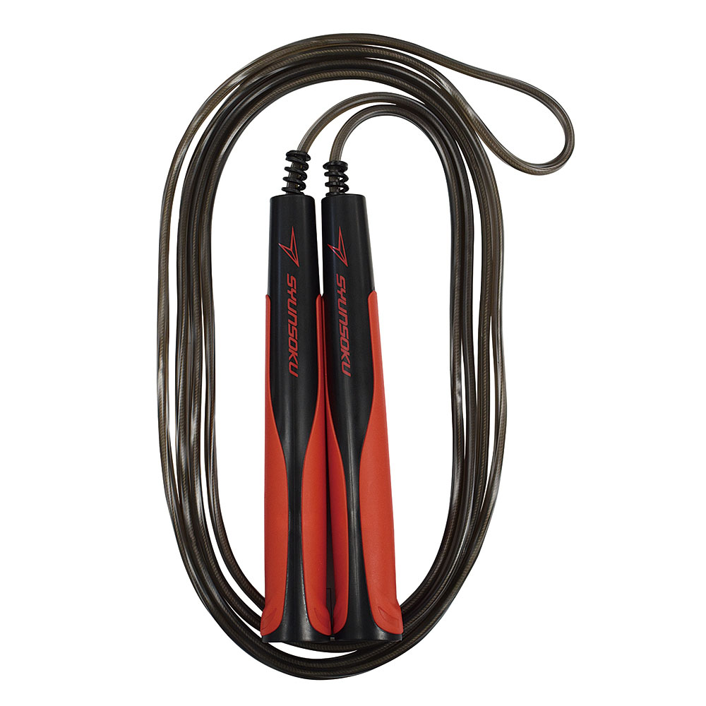 瞬足なわとびEX　ブラックレッド（103560）　1個 【デビカ】