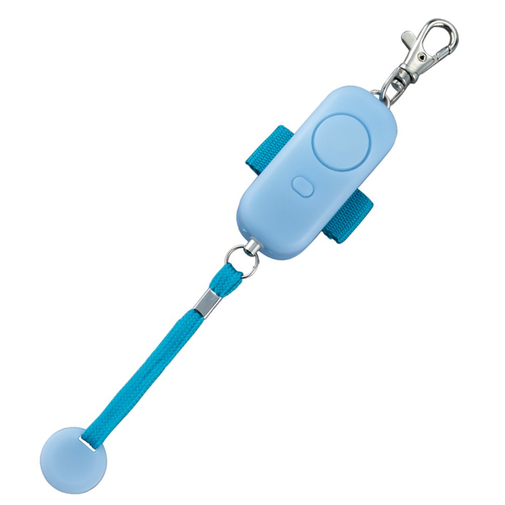 光る!耐衝撃非常用ブザー　ライトブルー（703558）　1個【デビカ】