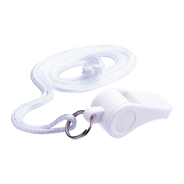 プラ呼子笛 白（103104）　1個【デビカ】