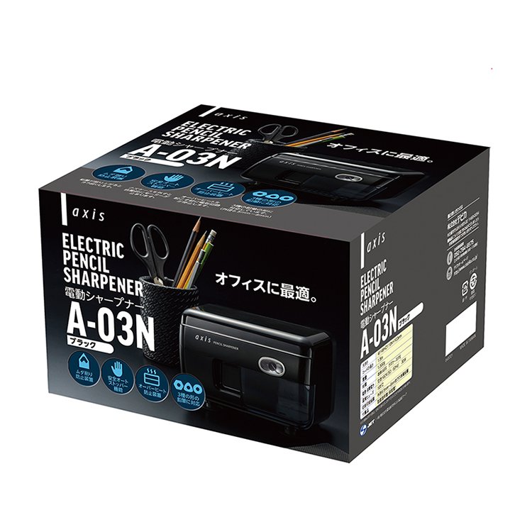 電動シャープナー A-03Ｎ ブラック（043721）　1個【デビカ】