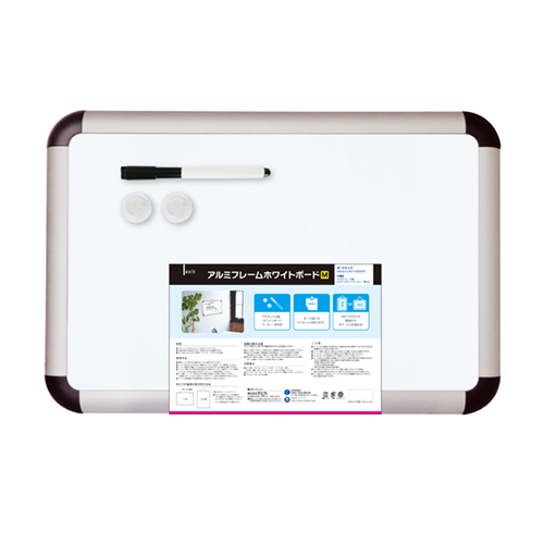 アルミフレームホワイトボード M（063318）　1個【デビカ】