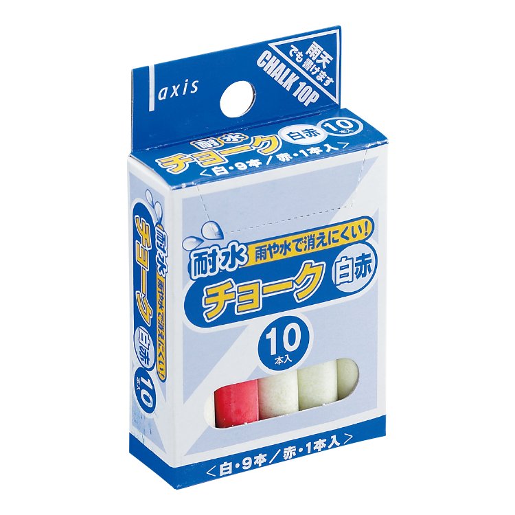 耐水チョーク・白赤（060506）　1個【デビカ】