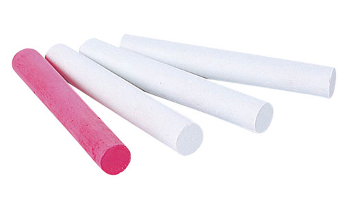 耐水チョーク・白赤（060506）　1個【デビカ】