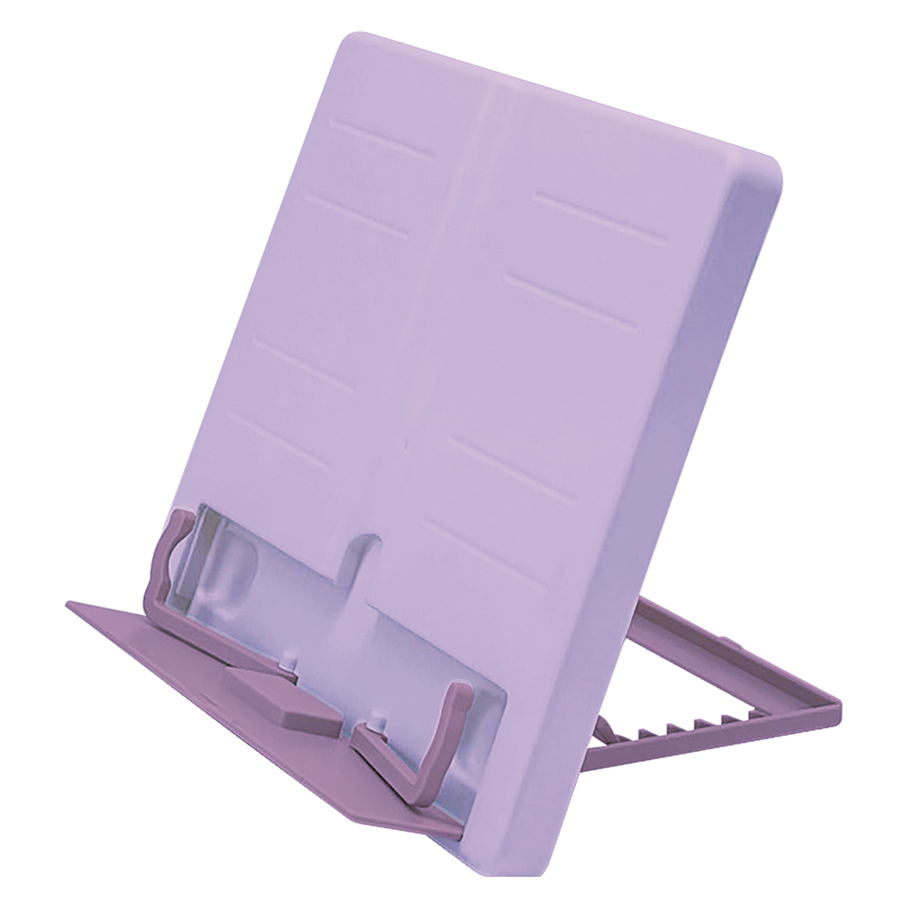 ブック&タブレットスタンド　パープル（063329）　1個【デビカ】