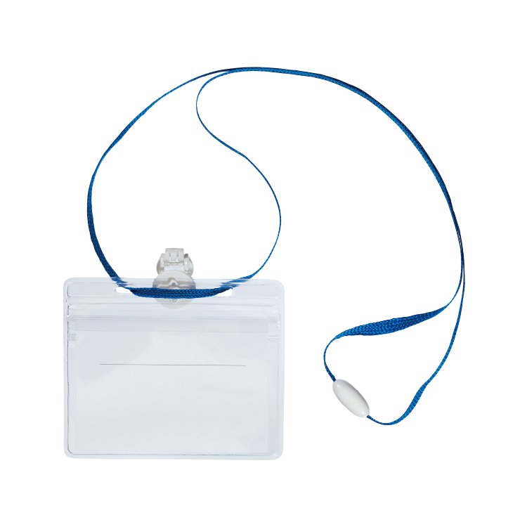 吊り下げ名札 ヒモ付き スピンクリップ（063604）　１個【デビカ】