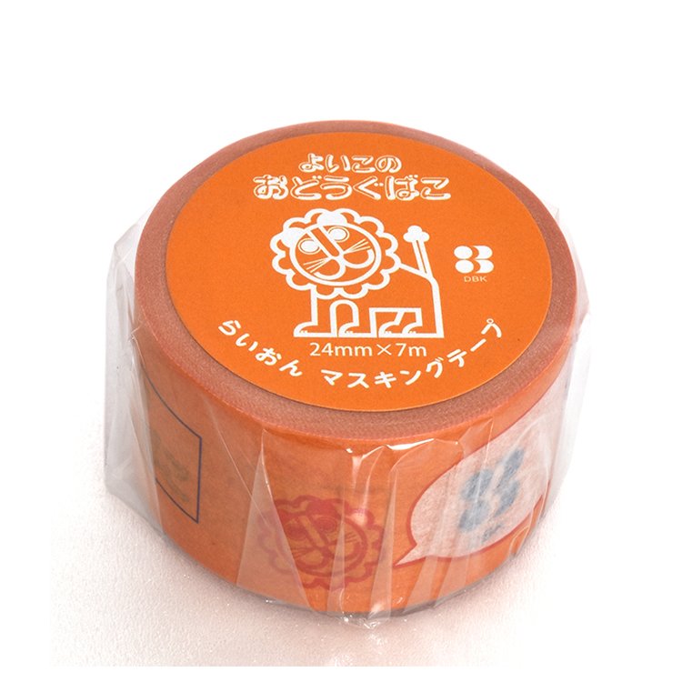 デビカ　らいおんマスキングテープ（24ｍｍ）　（044127）　1個【デビカ】