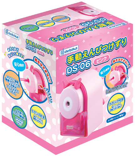 手動えんぴつけずり　DS-06　ピンク（040797）　1個【デビカ】