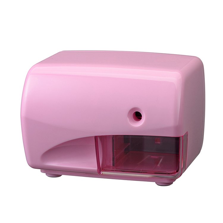 電動えんぴつけずり　S-02　ピンク（043726）　1個【デビカ】