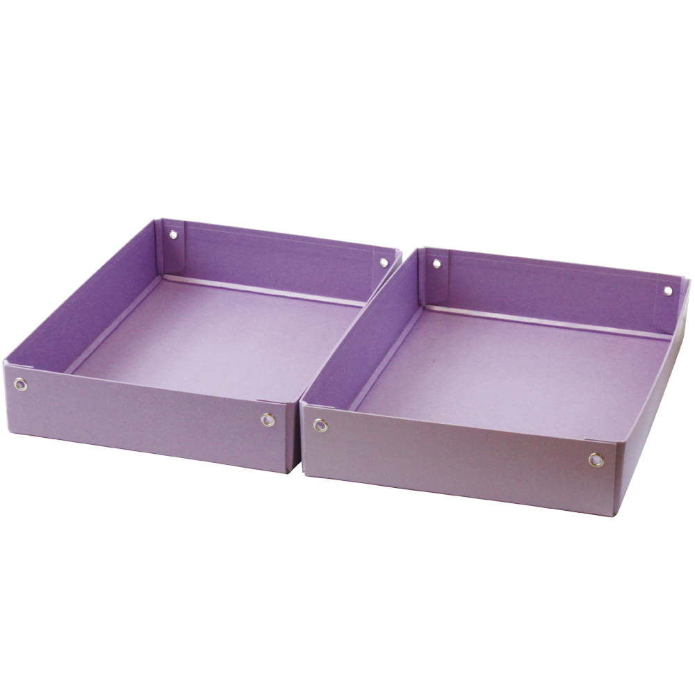 紙製おどうぐばこ　パープル（044172）　1個【デビカ】