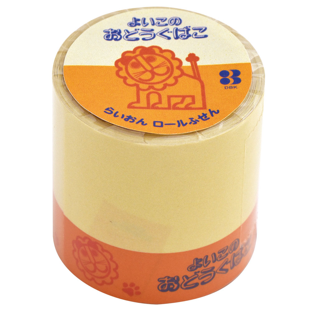 らいおんロールふせん　メモ（044411）　1個【デビカ】