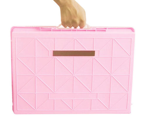 学校ひきだし NW（手さげ・じしゃく付き） パステルピンク（044420）　1個【デビカ】