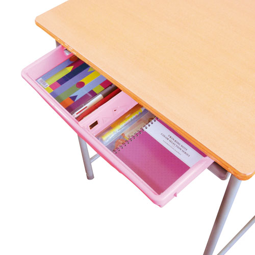 学校ひきだし NW（手さげ・じしゃく付き） パステルピンク（044420）　1個【デビカ】