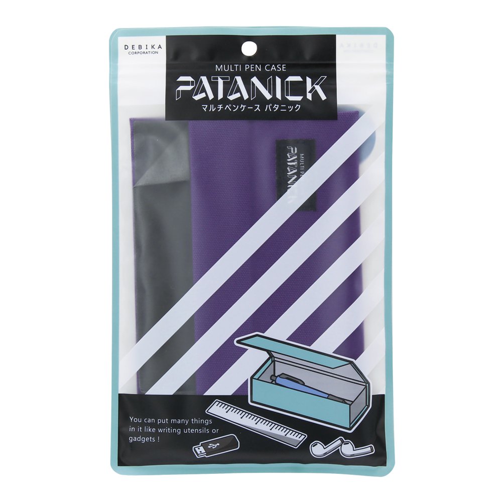 マルチペンケースパタニック　パープル（053012）　1個【デビカ】