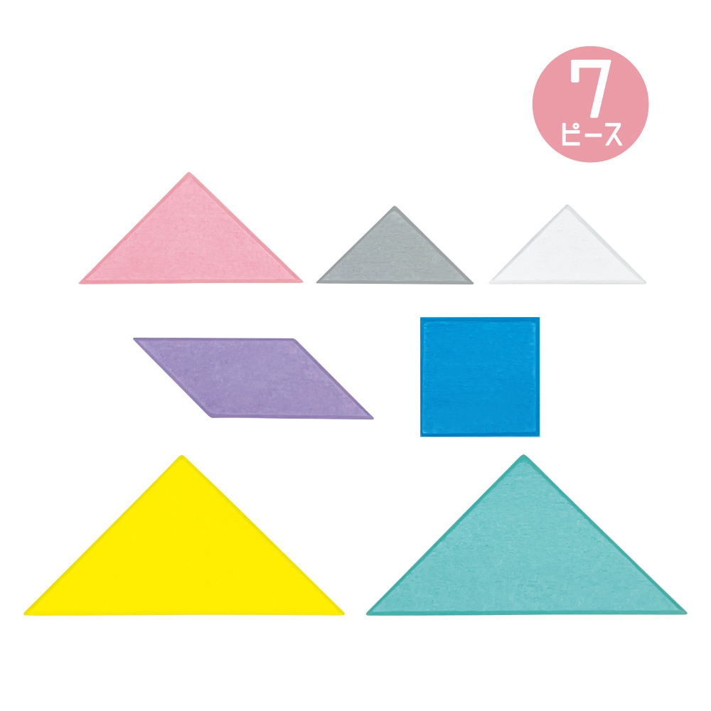 イクモク 木製知育パズル 図形パズル（113015）　1個【デビカ】