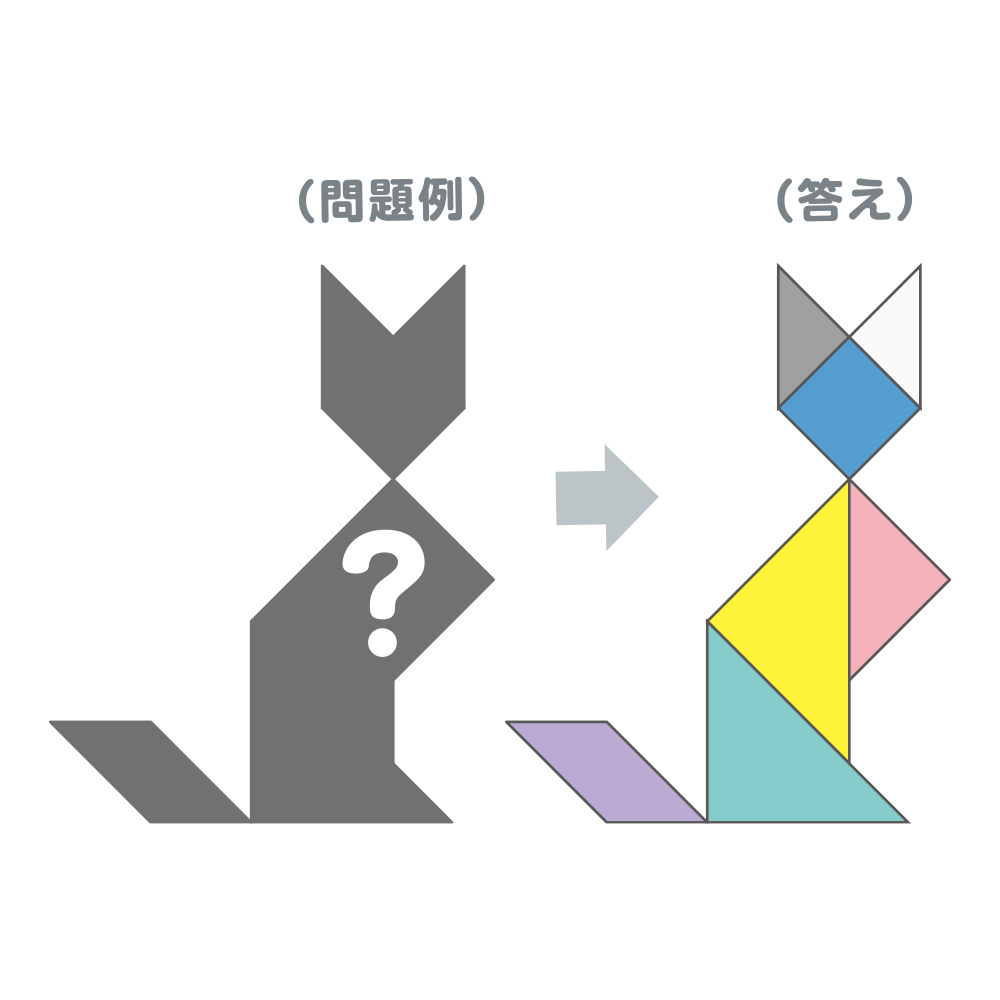 イクモク 木製知育パズル 図形パズル（113015）　1個【デビカ】