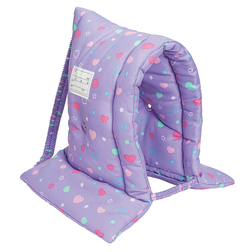 防災ずきんMT 柄付き パープルハート（143539）　1個 【デビカ】