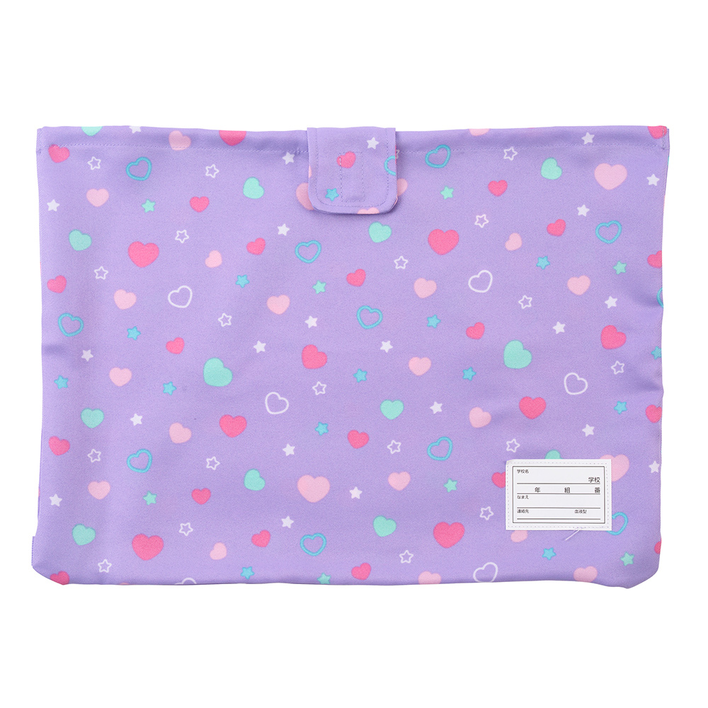 防災ずきんMT用袋 柄付き パープルハート（143541）　1個 【デビカ】