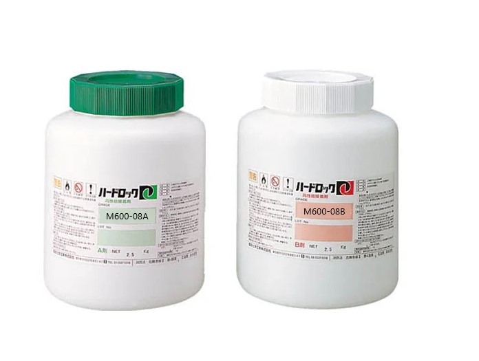 ハードロック　Ｍ600-08(A･B)　2Kgセット★【デンカ】