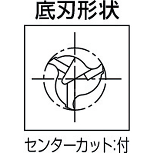 ダイジェット　アルミ加工用ソリッドエンドミル（ALSEES3080）208-0711 【ダイジェット工業（株）】