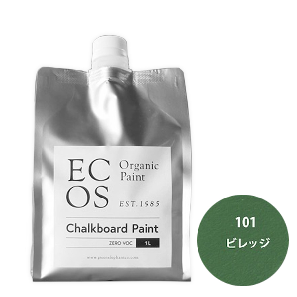 ECOS オーガニックチョークボードペイント 1L 101 ビレッジ【ECOS】