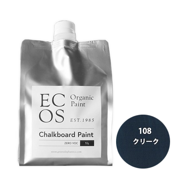 ECOS オーガニックチョークボードペイント 1L 108 クリーク【ECOS】