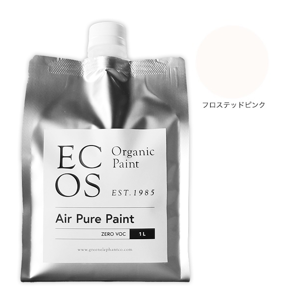 ECOS オーガニックエアピュアペイント 1L フロステッドピンク【ECOS】