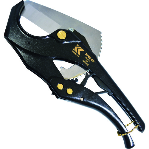 フジ矢　塩ビ管カッター　最大外径φ６０ｍｍ・黒金(FP60BG)