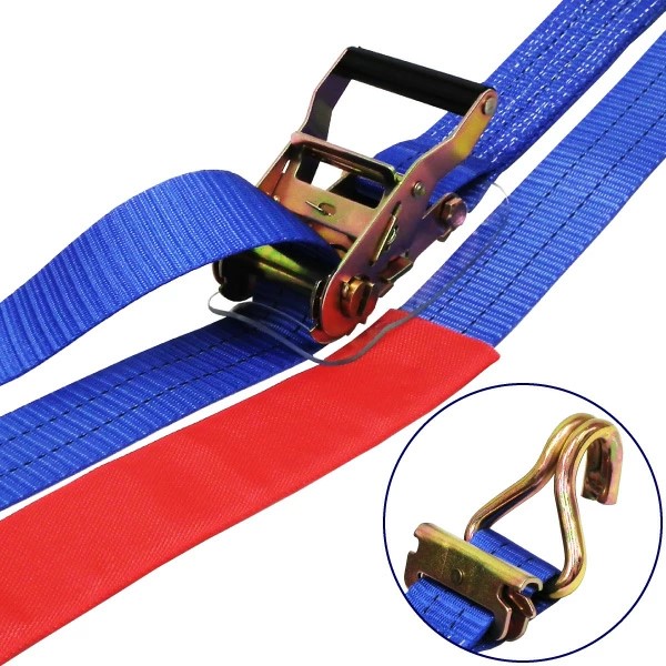 FREAK ラッシングベルト青 レール1ton/Jフック1.5ton 幅50mm×長さ1+7m (75831 )【フリーク】