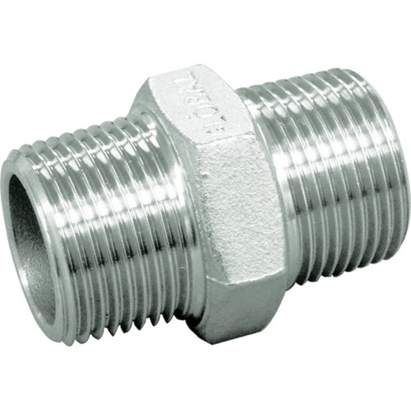 フローバル　六角ニップル（ＳＣＳ１４Ａ）　０４１１６００５　（V6NS1406）【フローバル（株）】