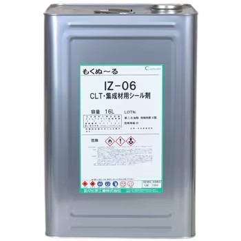 もくぬ～るCLT･集成材用シール剤　IZ-06　16L【玄々化学株式会社】