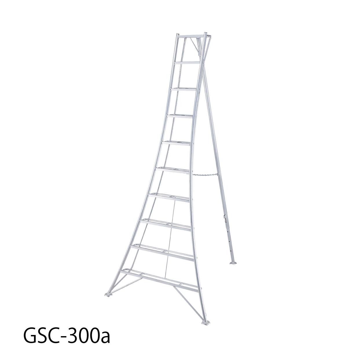 ハセガワ　グリーンステップ　ＧＳＣ型　１０段　３ｍ　GSC-300a (17850)【長谷川工業（株）】※個人宅不可