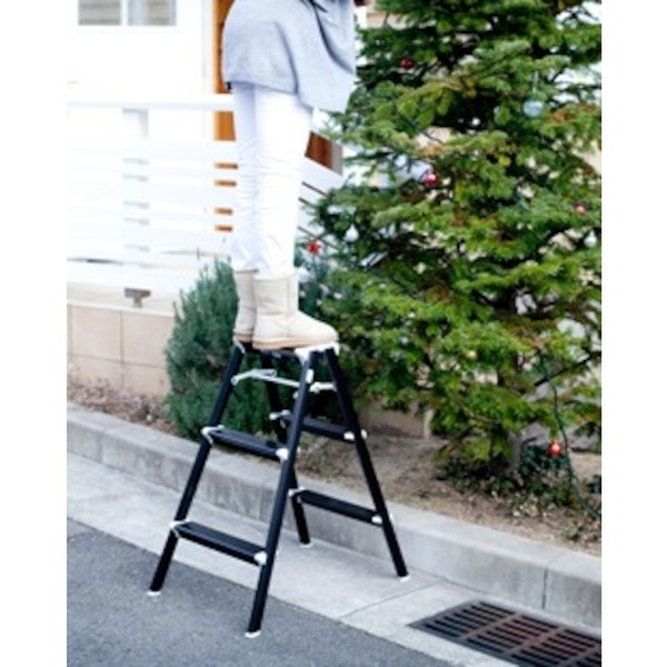 ハセガワ　踏み台　強力型　６０ｃｍ　ブラック SK2.0-06BK　（16526）【長谷川工業（株）】※個人宅不可