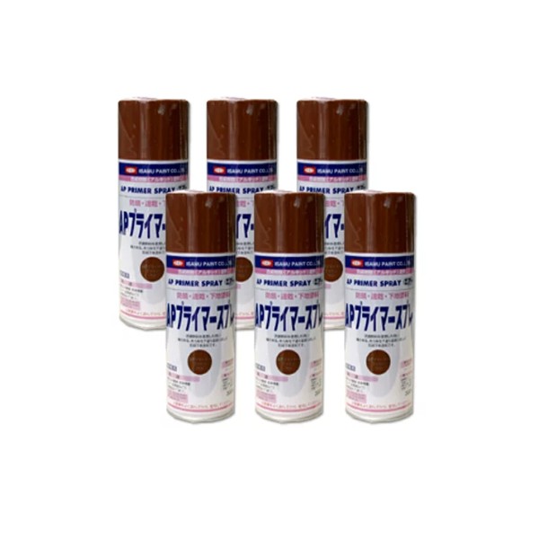 APプライマー ブラウン　300mlｘ6本セット 【イサムエアゾール工業】