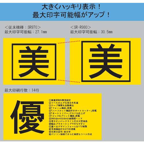 キングジム　ラベルライタ－「テプラ」ＰＲＯ　クロ(SRR980K)