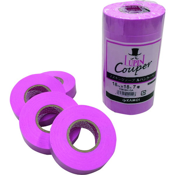 カモ井　マスキングテープ建築用 ルパンクーペ 30mm（4巻入）（LUPINCOUPER30）137-2864