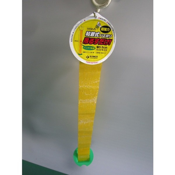 カモ井　吊るすだけ　粘着式ハエ取り　（TSURUSUDAKE）114-2143